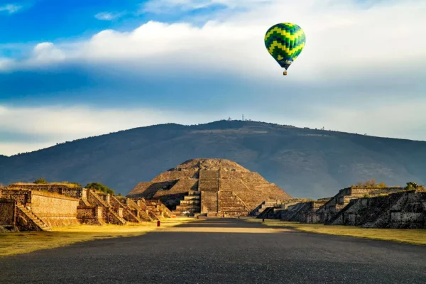 teotihuacan vuelo en globo